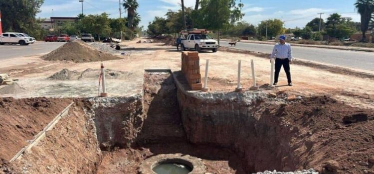 Finaliza la rehabilitación del subcolector Zacatecas de Los Mochis