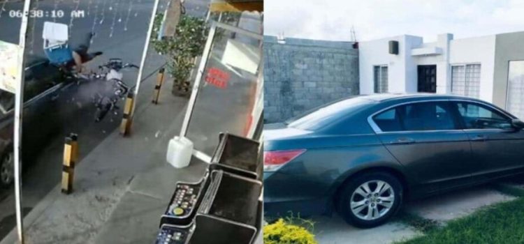 Mujer en estado de ebriedad arrolla brutalmente a repartidor en Los Mochis