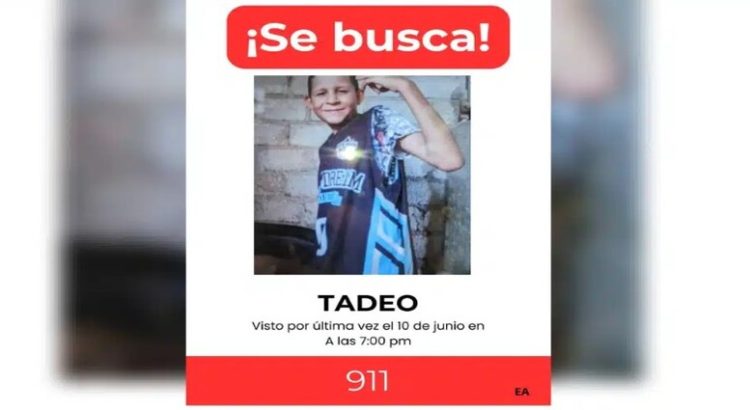 Buscan a Tadeo de 11 años en Los Mochis