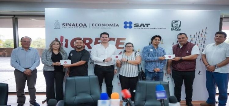Lanzan el programa “Crece Sinaloa”, para promover la formalización empresarial