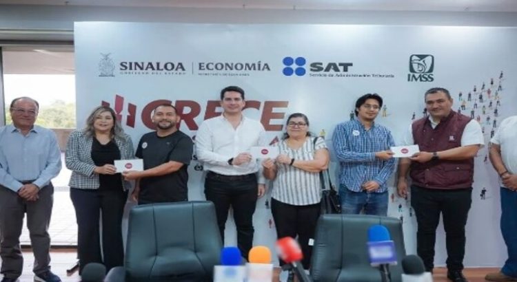 Lanzan el programa “Crece Sinaloa”, para promover la formalización empresarial