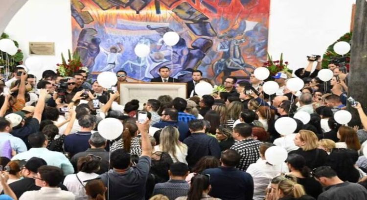 La UAS rinde homenaje a Héctor Melesio Cuén Ojeda tras ser asesinado