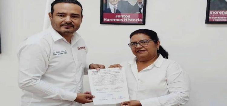 Reynalda Leyva recibe su constancia como diputada local por Morena