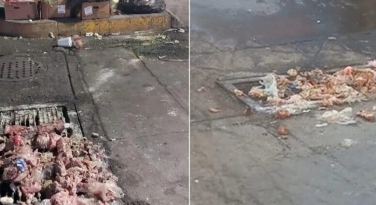 Cerrarán locales del Mercado Popular de Los Mochis que tiren desechos cárnicos al drenaje