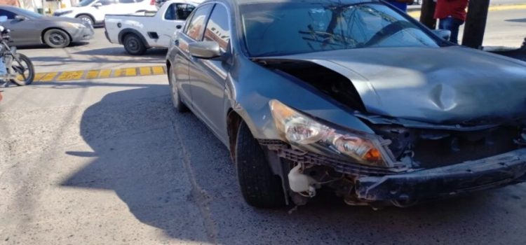 Adulto mayor resulta lesionado durante accidente en el bulevar Río Las Cañas