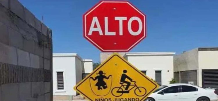 Los Mochis presenta un faltante de 2 mil señalamientos viales en cruceros