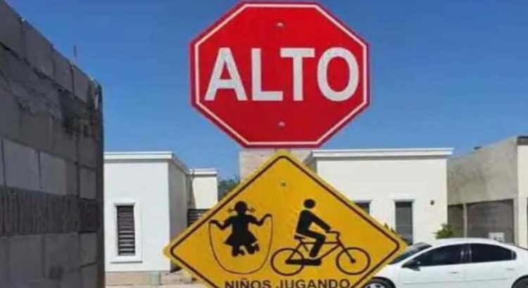 Los Mochis presenta un faltante de 2 mil señalamientos viales en cruceros