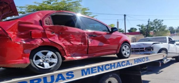Carambola en la Anáhuac de Los Mochis deja una mujer lesionada