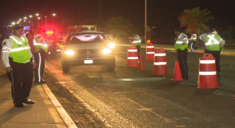 Sancionan a 30 automovilistas en el operativo alcoholímetro