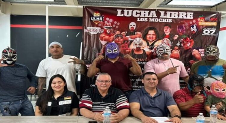 Celebrarán función de lucha libre en Los Mochis