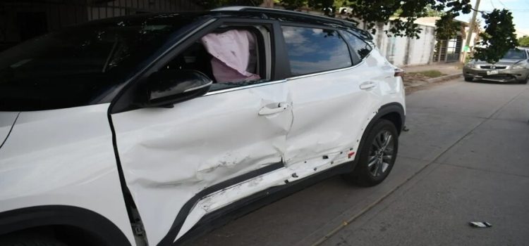 Se registra accidente en el fraccionamiento Aurora en Los Mochis