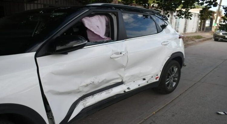 Se registra accidente en el fraccionamiento Aurora en Los Mochis