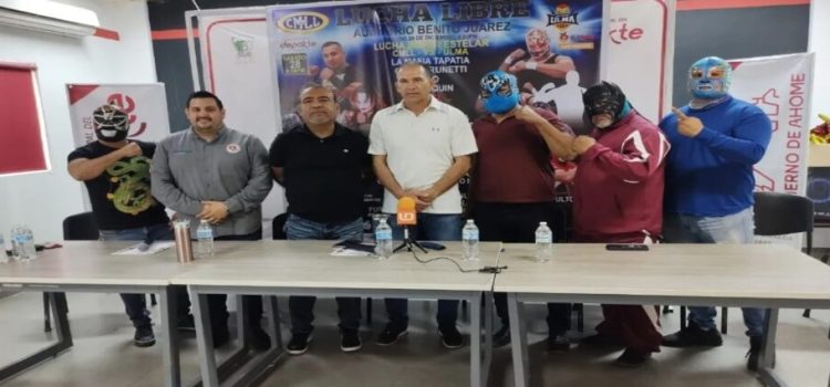Anuncian función de Lucha Libre con causa