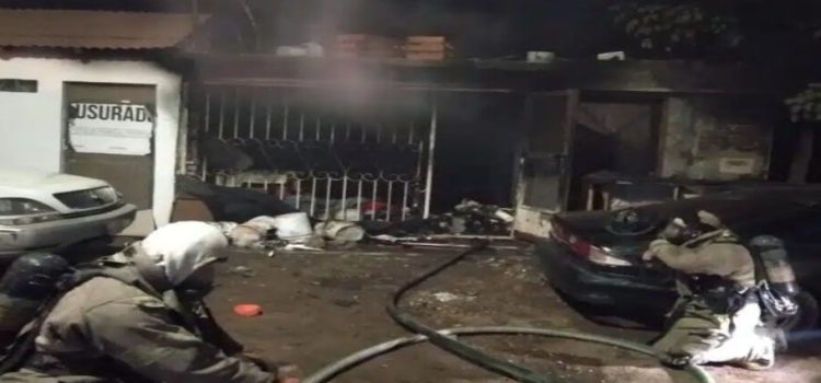 Se incendia vivienda en la colonia Las Malvinas