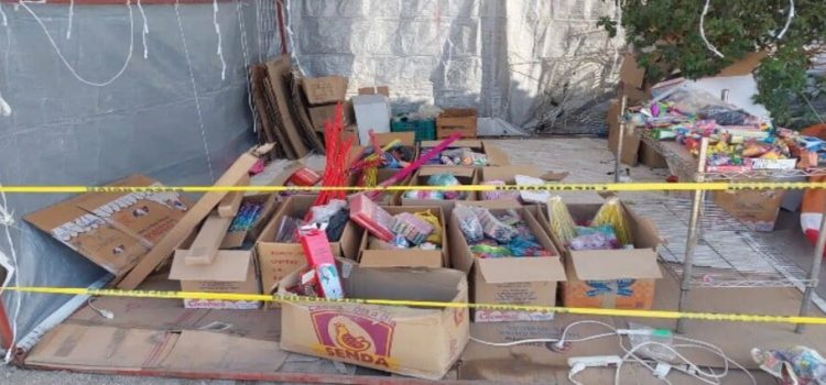 Sinaloa registra decomiso histórico de pirotecnia con mil 675 kg
