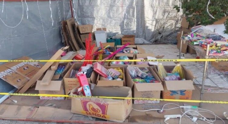 Sinaloa registra decomiso histórico de pirotecnia con mil 675 kg