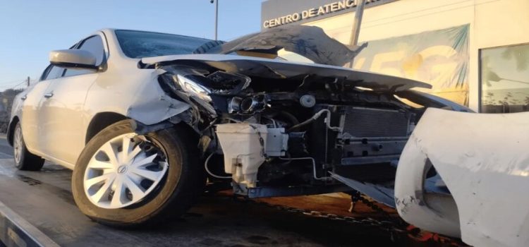 Accidente vial en el centro deja un lesionado y cuantiosos daños