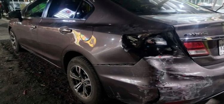 Accidente tipo carambola deja una persona lesionada