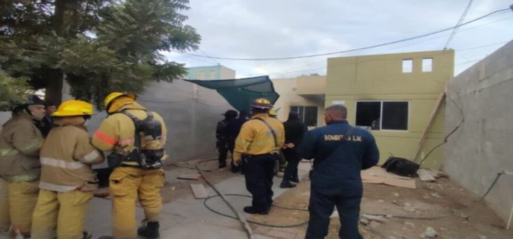 Se incendia vivienda en el fraccionamiento Prados del Sur