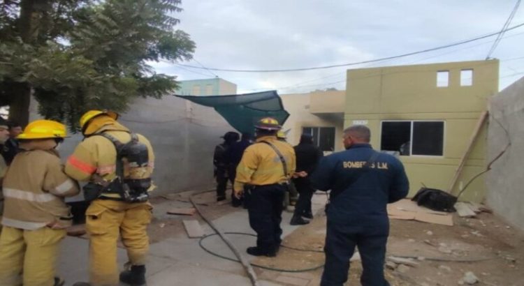 Se incendia vivienda en el fraccionamiento Prados del Sur