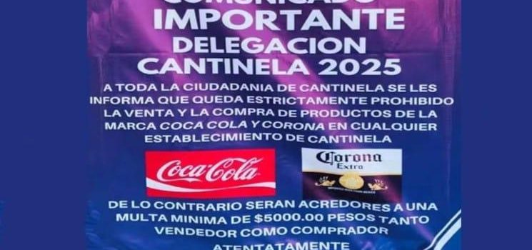 En este pueblo no se puede vender ni comprar Coca-Cola o Corona