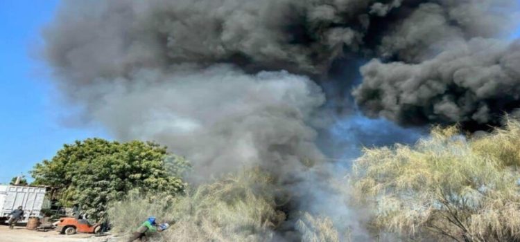 Se incendia predio por un corto circuito