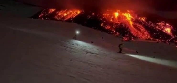 ¿Te atreverías a esquiar en un volcán activo? ¿Te atreverías a esquiar en un volcán activo?