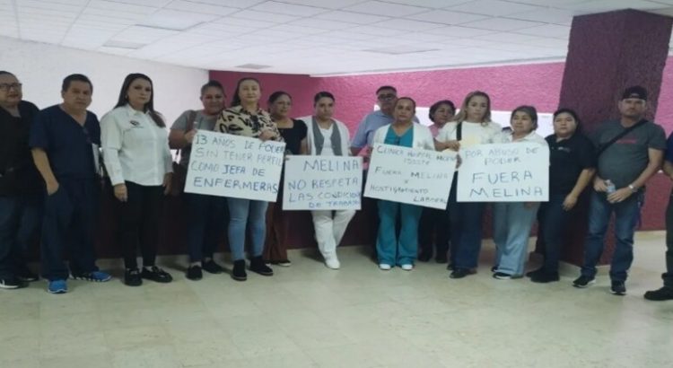Trabajadores del ISSSTE exigen destitución de jefa de enfermería