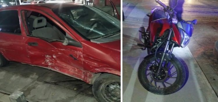 Carambola deja 2 personas lesionadas