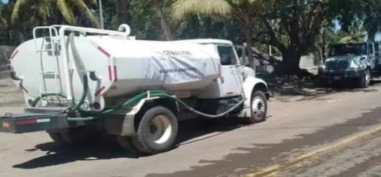 Atenderán 267 comunidades de Sinaloa con pipas por la sequía