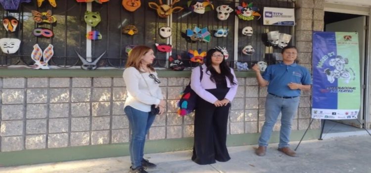 Exposición de Mascaras en la EVA de Los Mochis