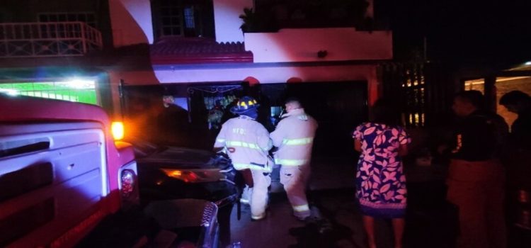 Se incendia vivienda en el fraccionamiento La Memoria