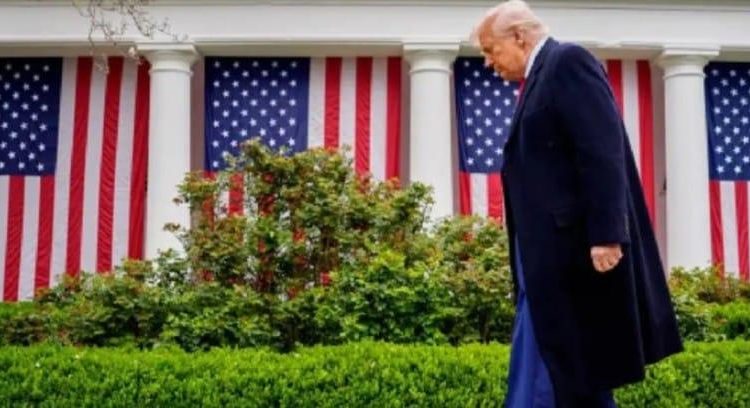 Baja nivel de aprobación ciudadana de Trump