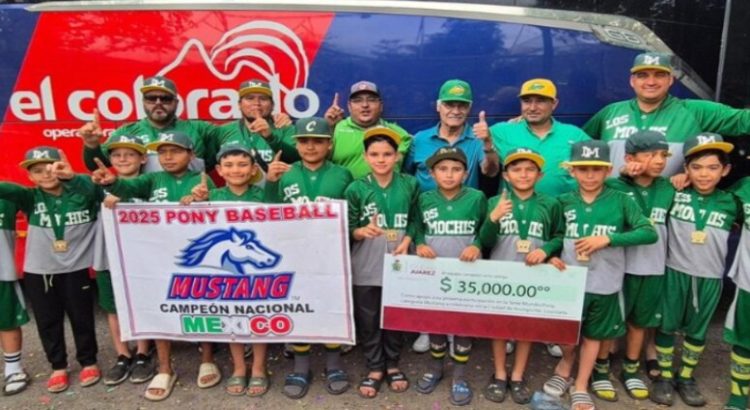 Reciben a los campeones del Torneo Nacional de Ligas de Beisbol en la categoría 9-10 años