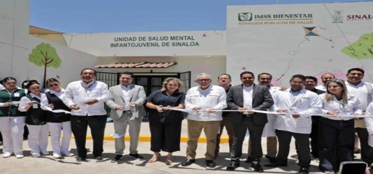 Inaugura Rocha Moya la primera Unidad de Salud Mental Infantojuvenil en el noroeste del país