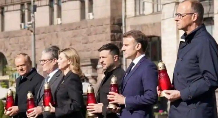 Líderes europeos visitan Kiev