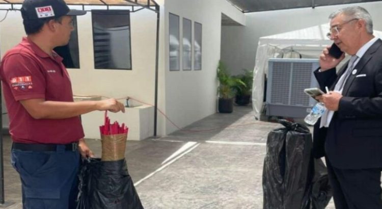 Decomisan cuetes “chanateros” en iglesia por causar pánico colectivo