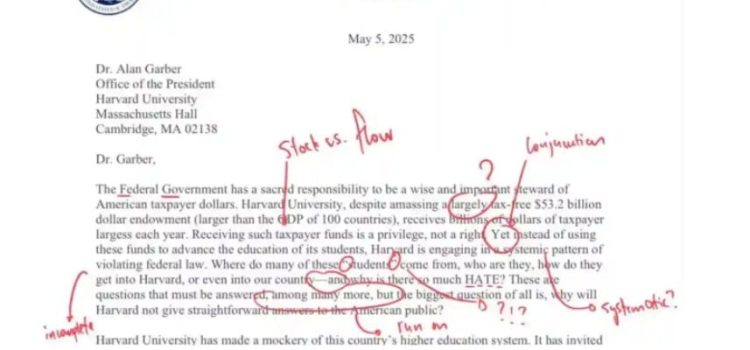 Secretaria de Educación envía carta a Harvard… plagada de errores gramaticales