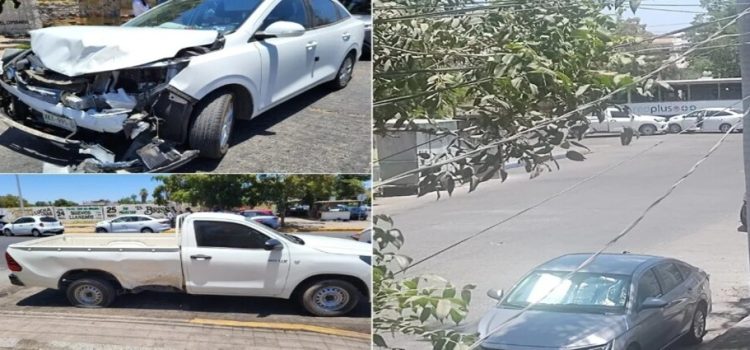 Accidente en la colonia centro dejó a dos lesionados Accidente en la colonia centro dejó a dos lesionados