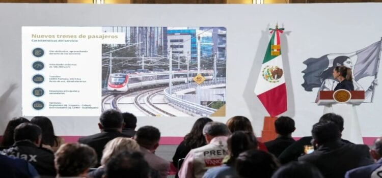 Sheinbaum anuncia construcción de tren de pasajeros entre Mazatlán y Los Mochis Sheinbaum anuncia construcción de tren de pasajeros entre Mazatlán y Los Mochis